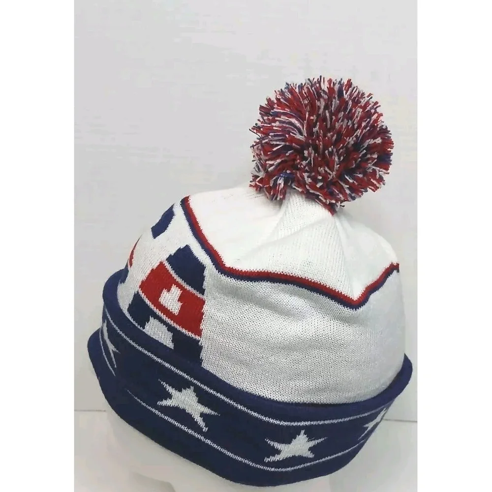 American Eagle USA Pom Pom Winter Hat NWT